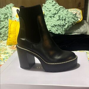 Madden Girl Black Heeled Boots